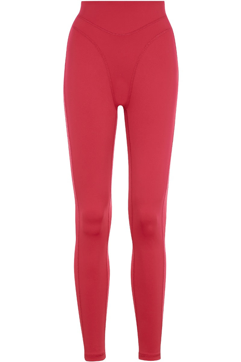 Lauren High-waist Legging | Spanish Crimson