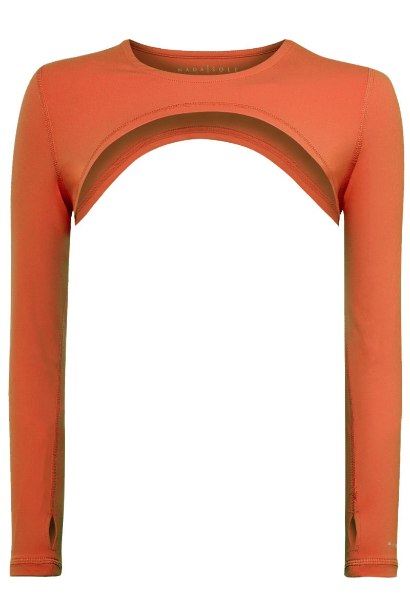 Olivia Long Sleeve Ultra Shrug Top | Sunstone