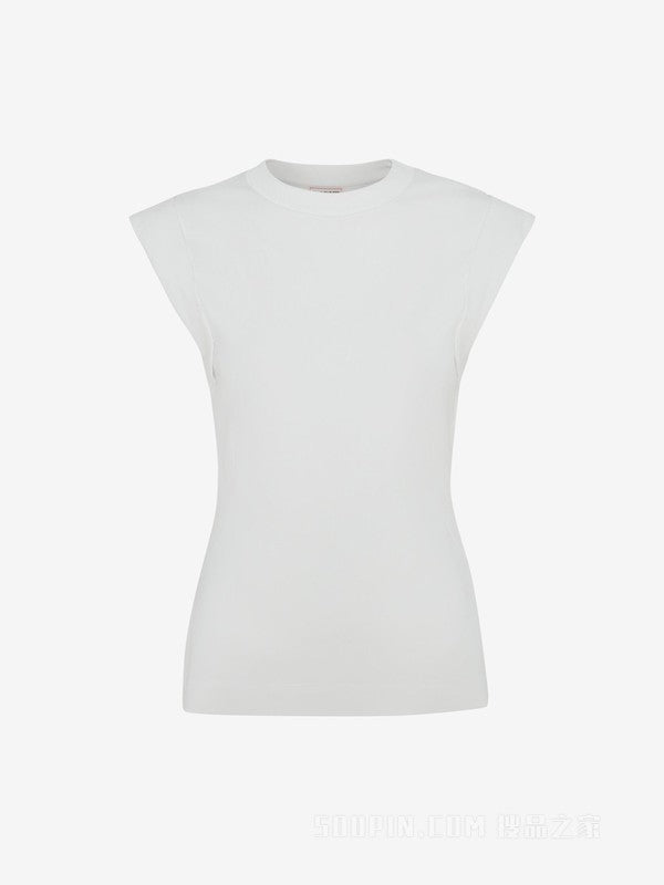 Alexander Mcqueen Rolled Sleeved T Shirt