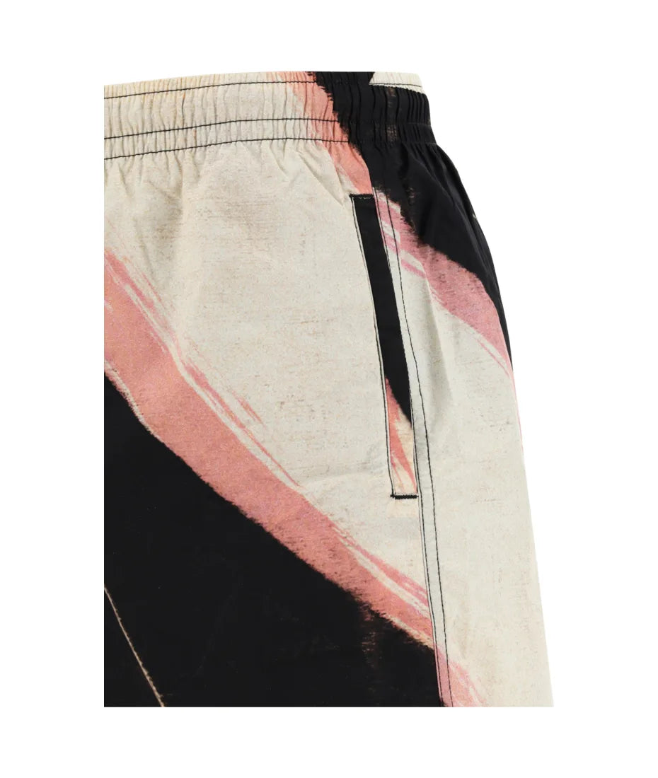 Alexander McQueen Brushstroke Swimshorts