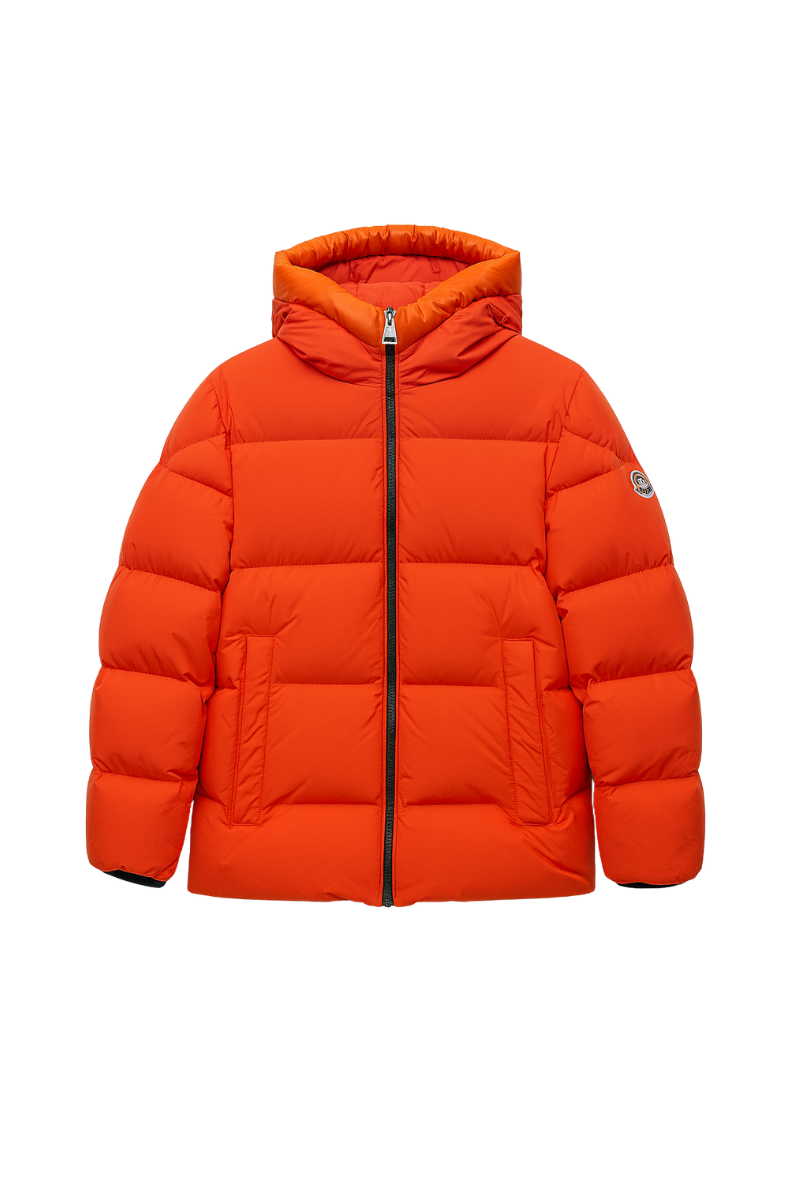 Moncler Kids' Orange DAMAVAND GIUBBOTTO