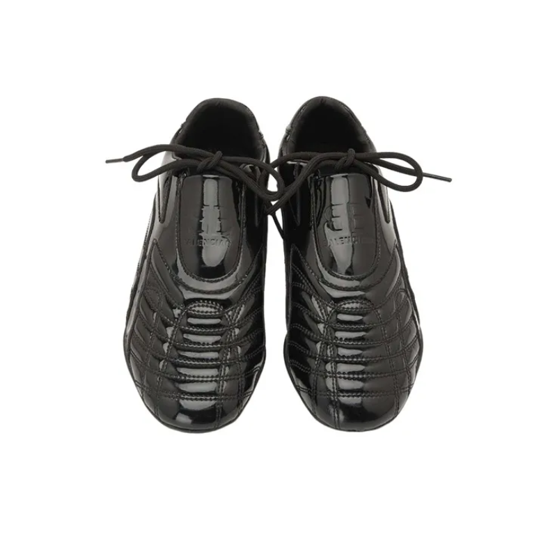 Womens | Balenciaga Zen Sneakers 'Shiny Patent Black Leather