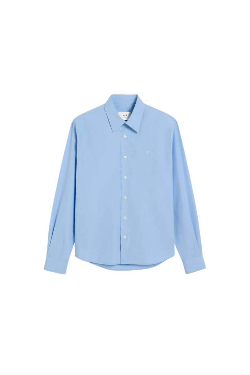 Ami Paris Classic Shirt-Blue