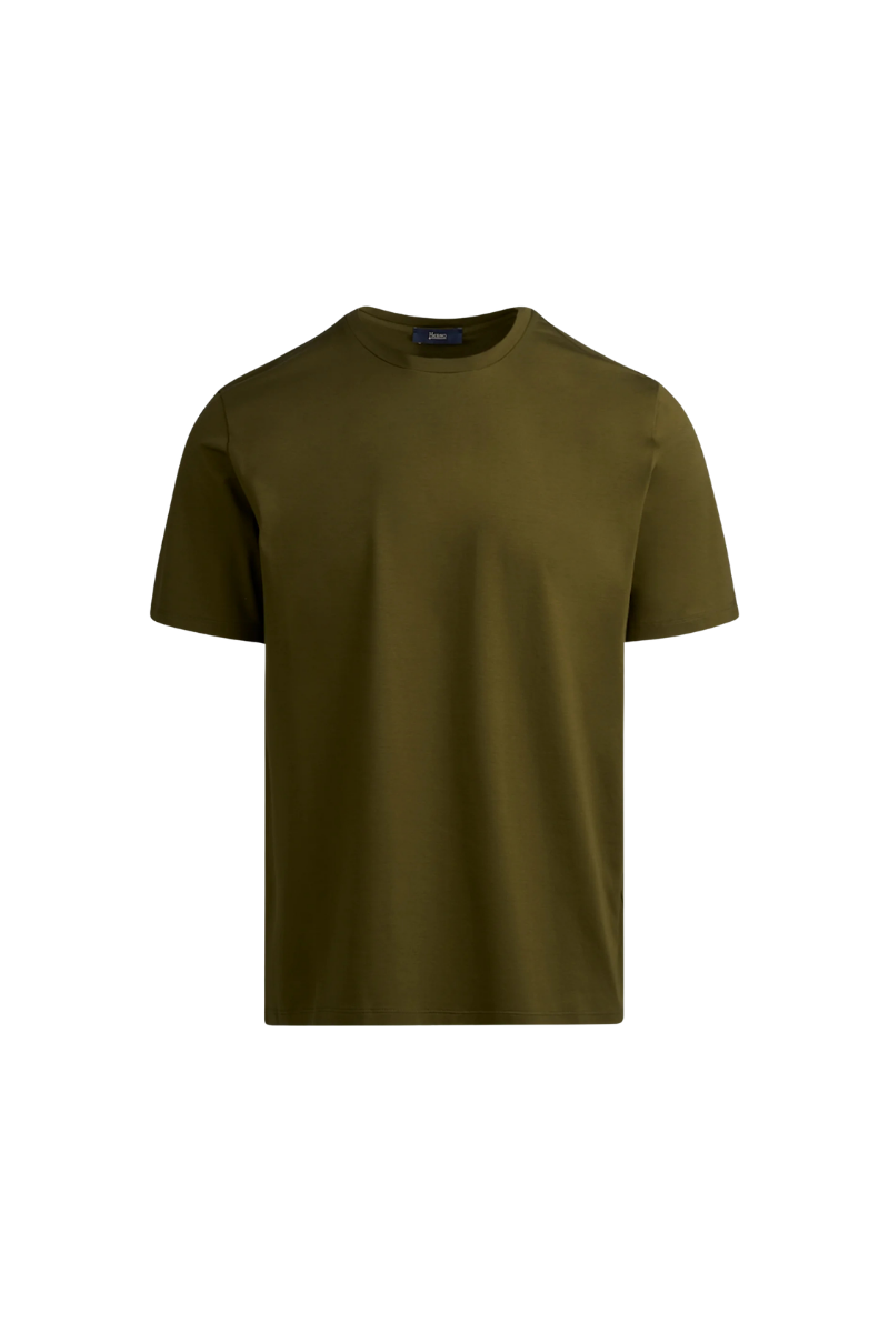 Herno Men T-Shirt Jg000166U-52005 Grass Green