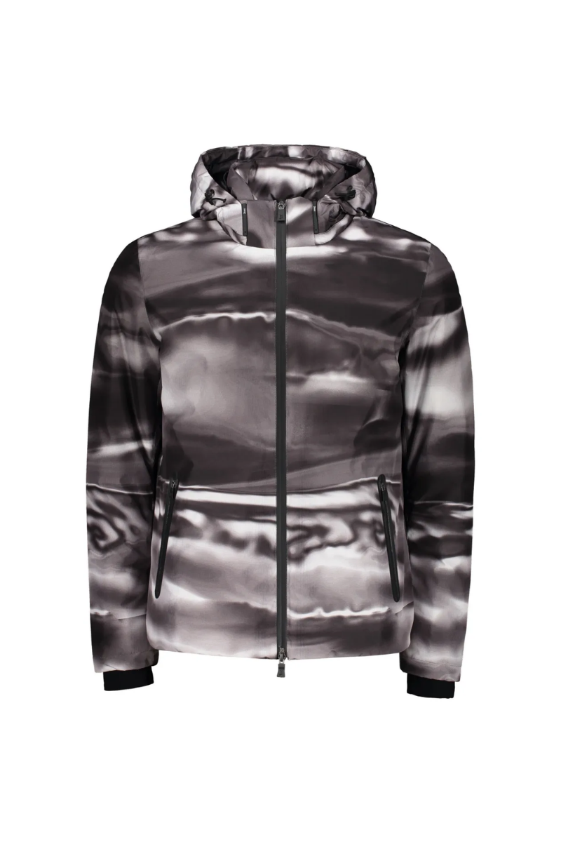 Herno Men's Laminar Spectrum Bomber - Black/White