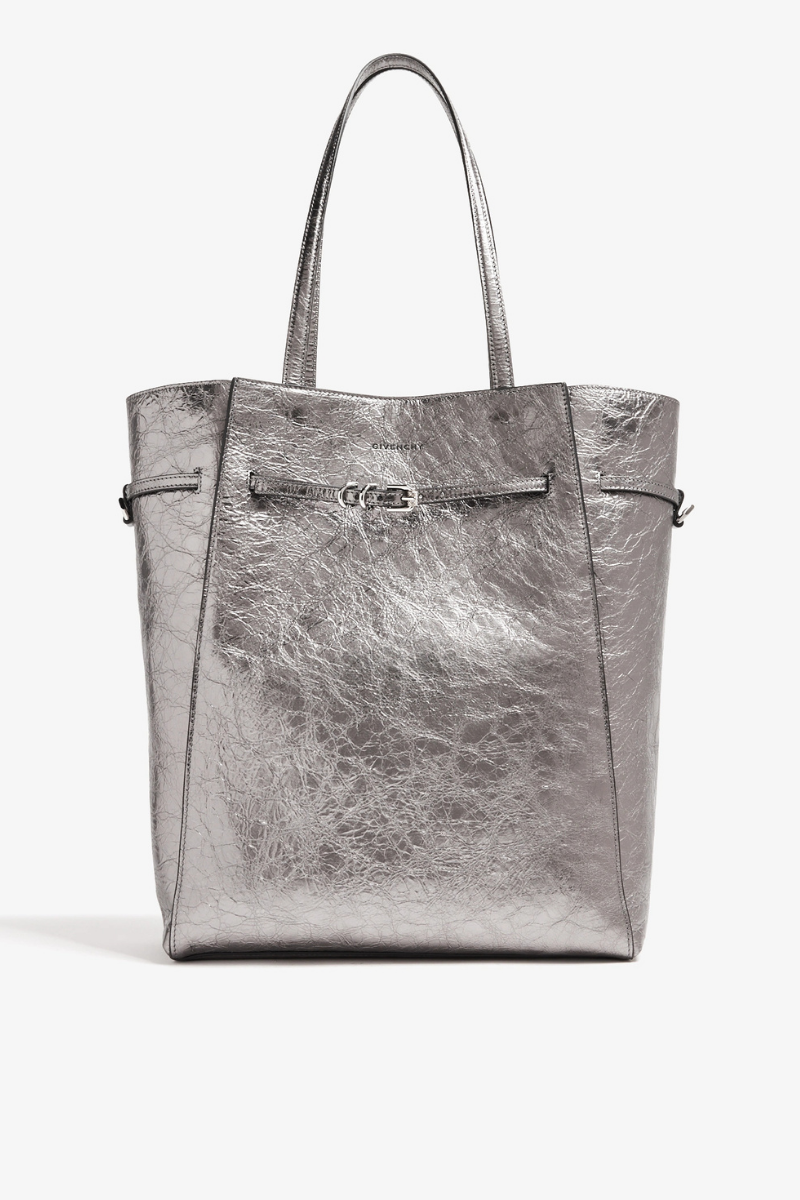 Givenchy Voyou - Medium North-South Tote_Silvery Grey