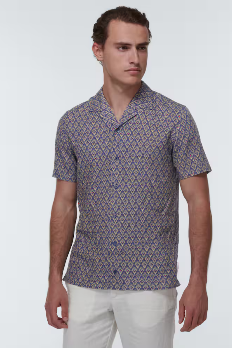 Orlebar Brown HIBBERT SUNNY DECO-277941-MIDNIGHT NAVY