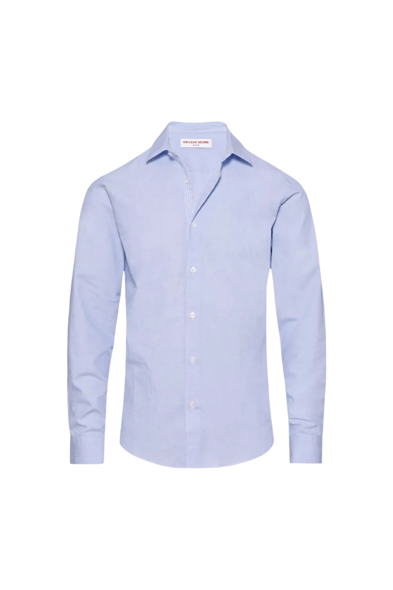 Orlebar Brown Giles Contrast End On End Cls-276623-Pale Blue