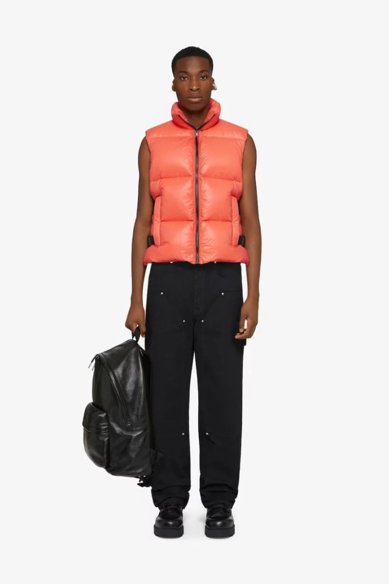 Givenchy 4G Buckle Puffer Sleeveless Vest_Orange