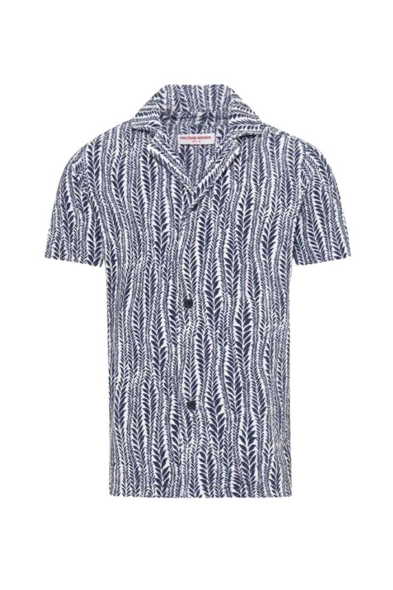 Orlebar Brown HOWELL FERN-277948-WHITE/LAGOON BLUE