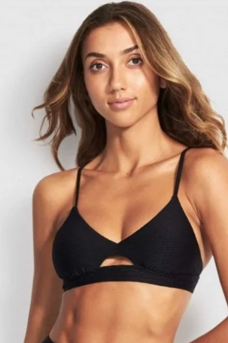 Seafolly Women's La Luna Keyhole Braletteby Seafolly Black