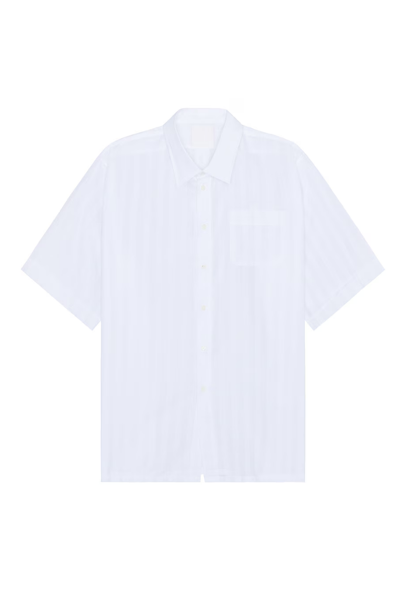 Givenchy Short Sleeve Shirt With Pocket_White