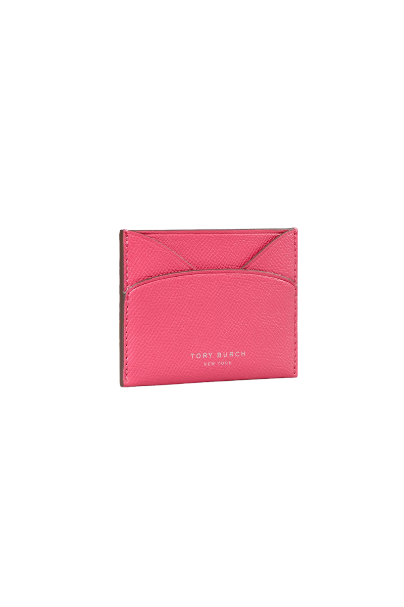 Tory Burch Romy Flat Card Case Bright Pink 179390-650