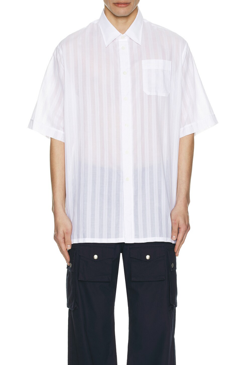 Givenchy Short Sleeve Shirt With Pocket_White