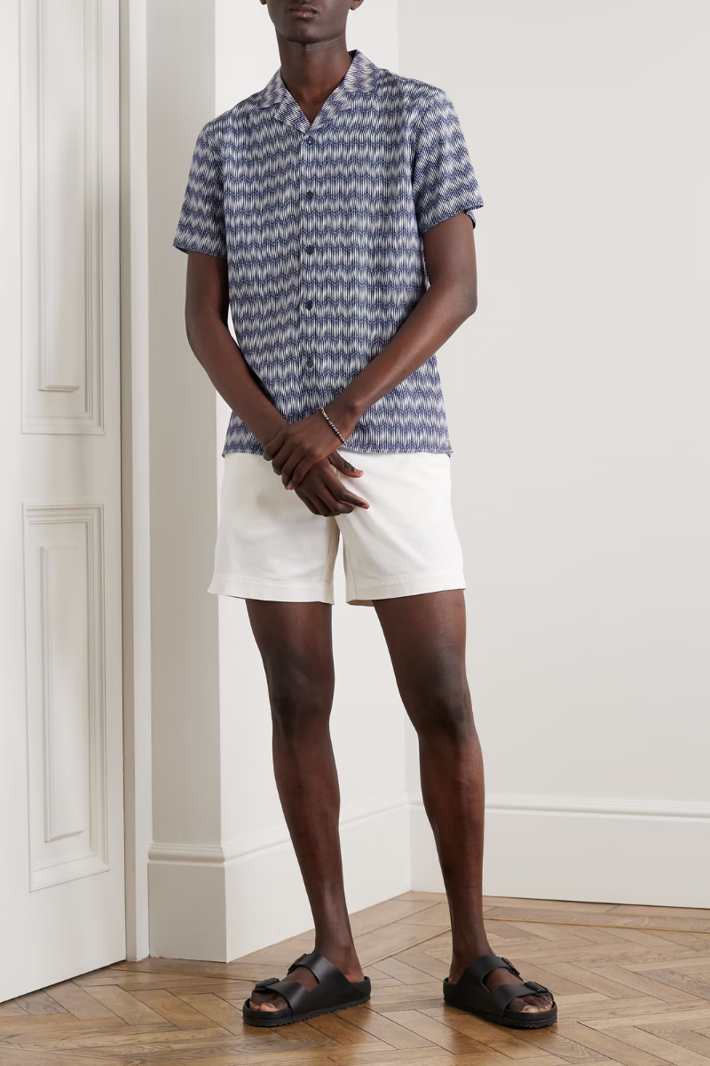 Orlebar Brown TRAVIS CHEVRON-278023-NIGHT IRIS/WHITE