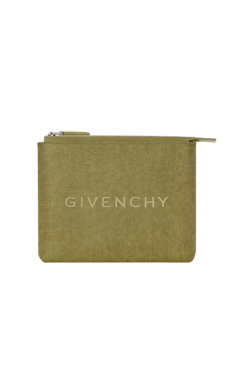 Givenchy Pochette En Toile In Khaki