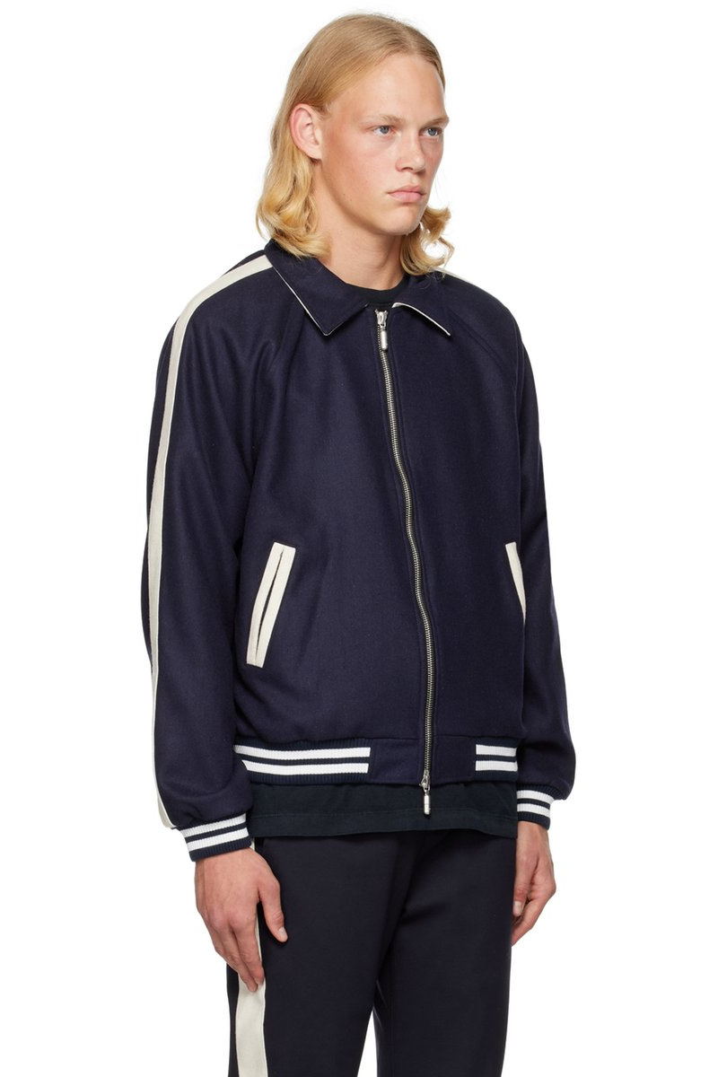 RHUDE Boys Signature Bomber - Navy