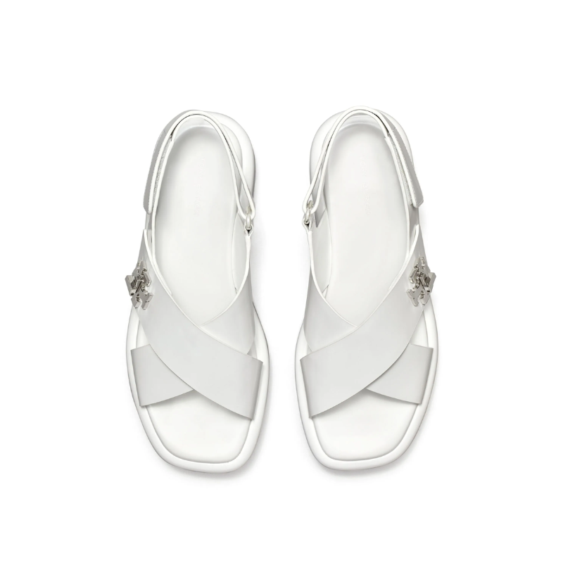 Womens | Tory Burch 40mm T-Lock Platform Sandals – White
