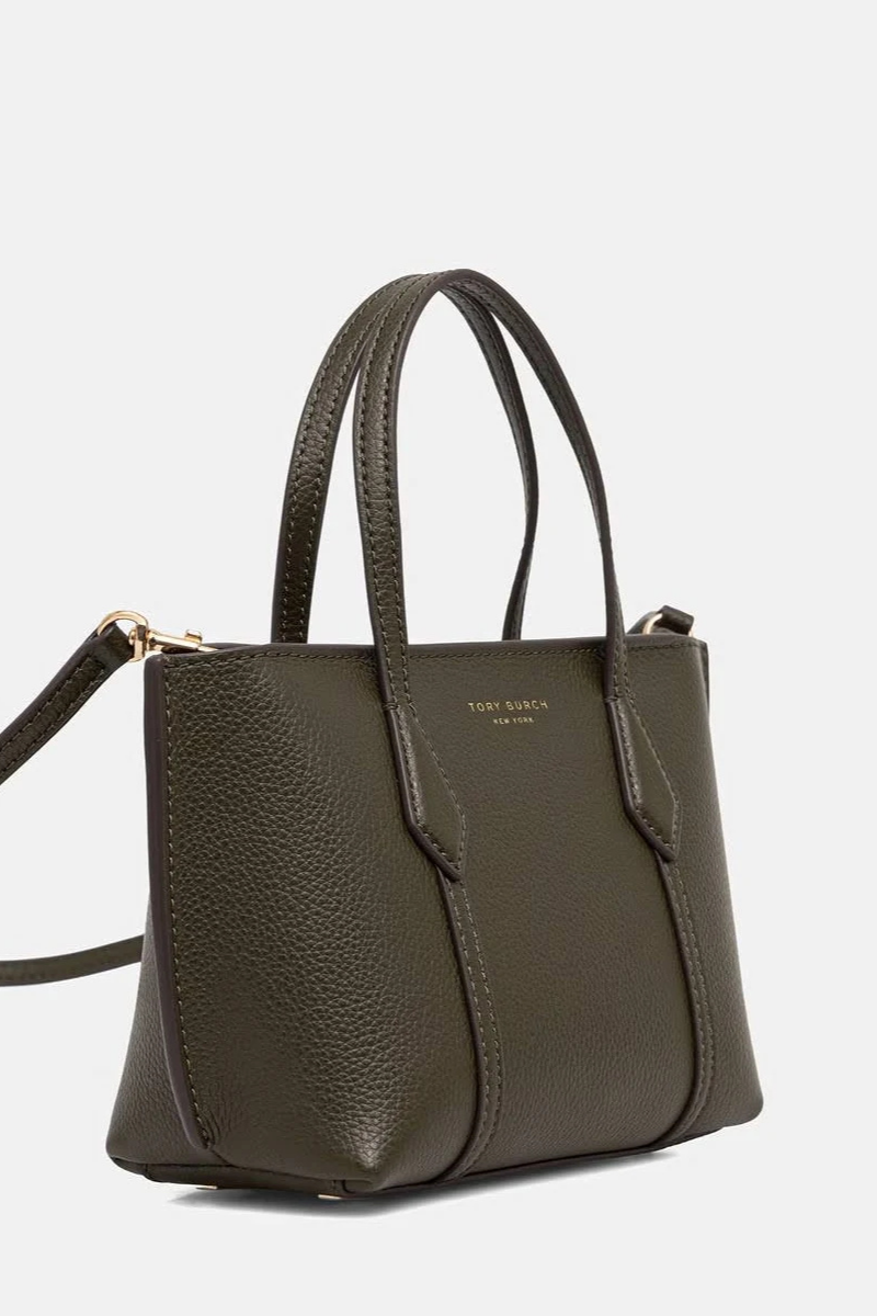 Tory Burch Perry Mini Tote Leccio 177399-325