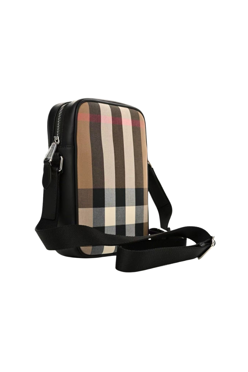 Burberry Paddy Crossbody IP Check Bag Beige