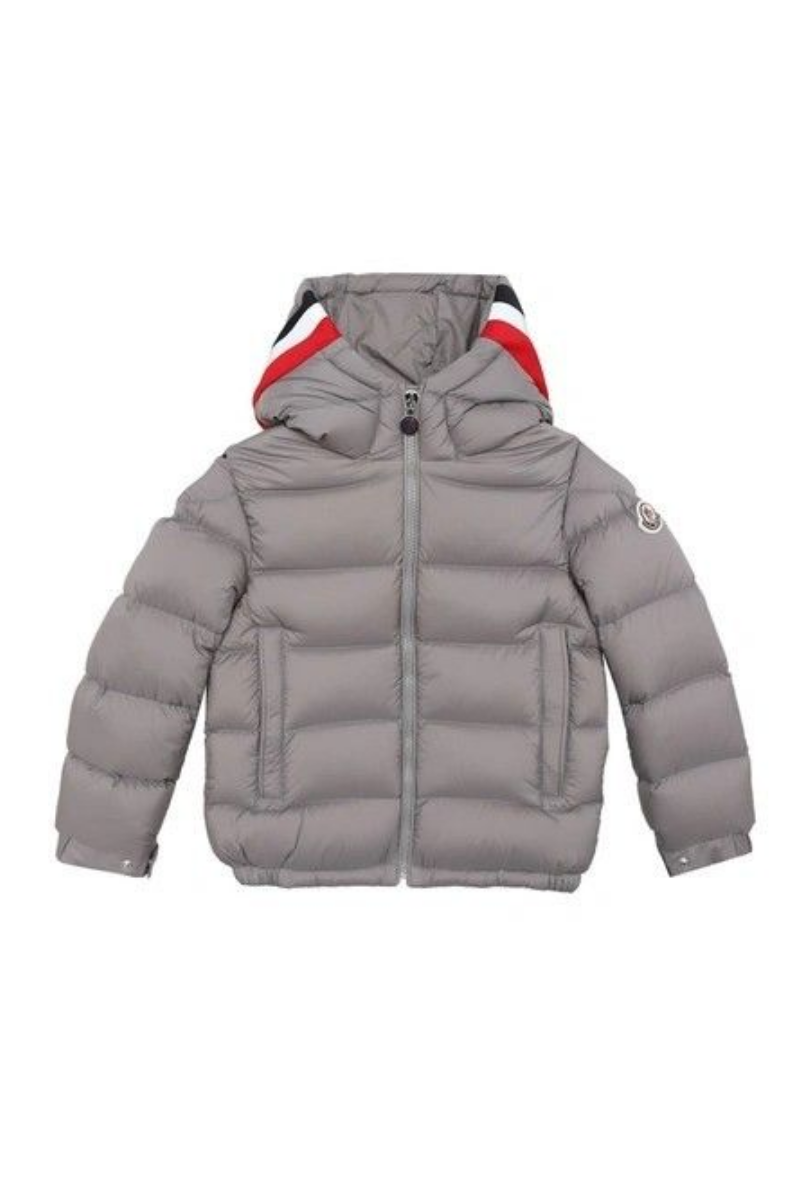 Moncler Kids SORUE GIUBBOTTO Tricolor Hood Down Puffer Jacket