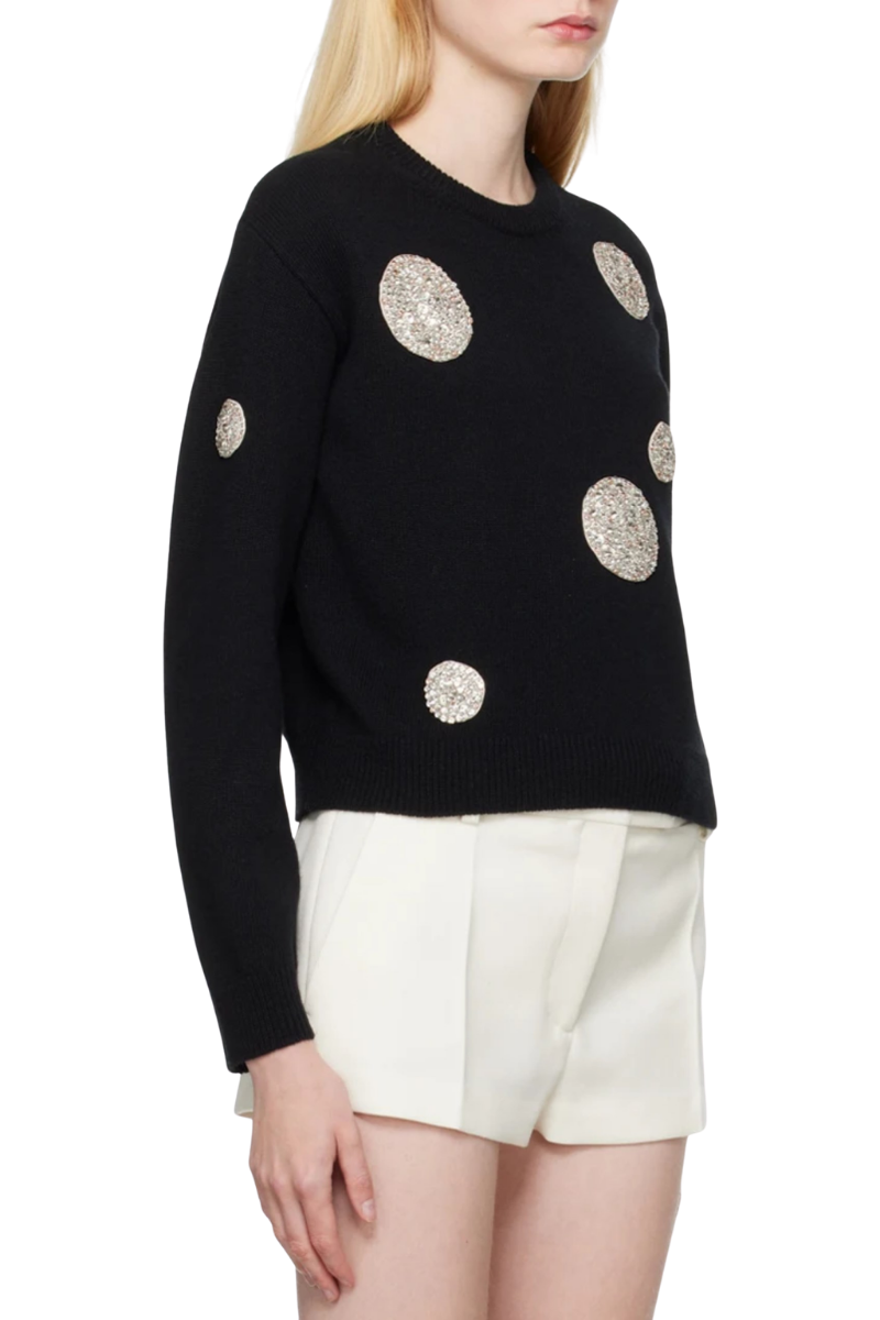 Valentino Embellished Wool Sweater