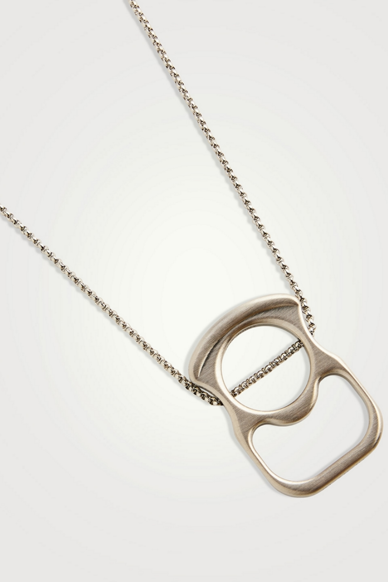 Givenchy G Can Pendant Silvery Necklace_Silvery