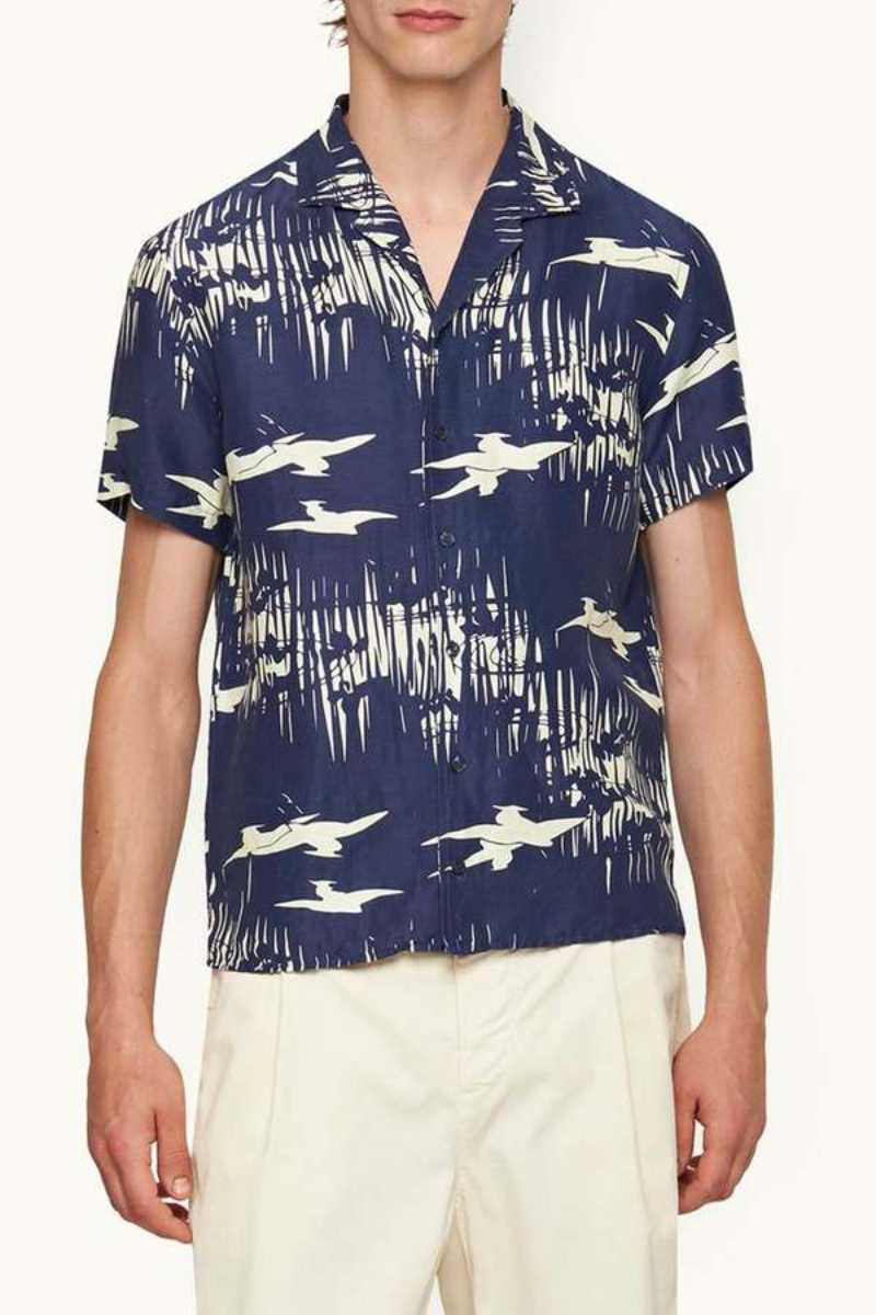 Orlebar Brown HIBBERT LIVING DREAM-278337-MIDNIGHT NAVY/SEA MIST