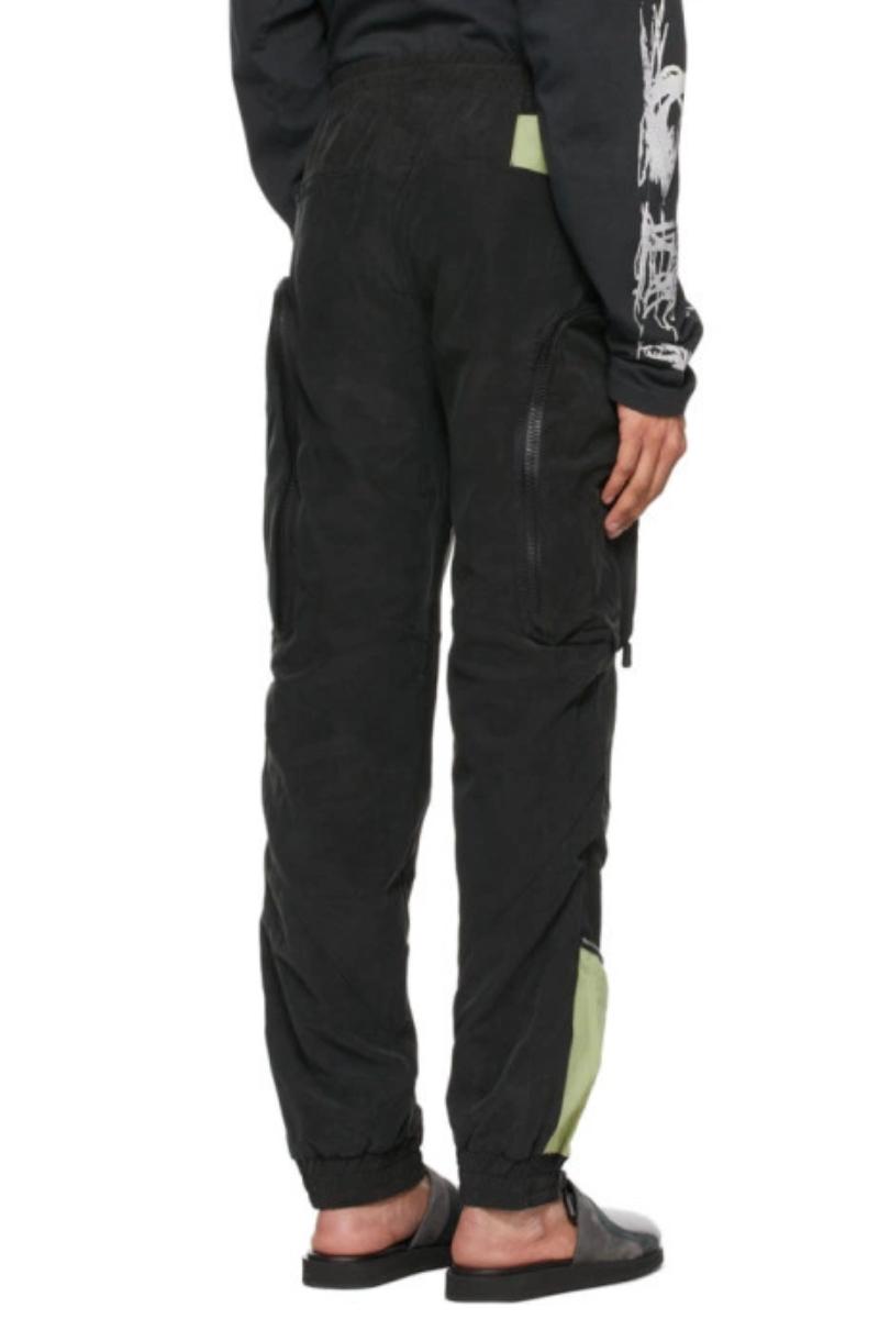 RHUDE Men's Black Yachting Lounge Pants
