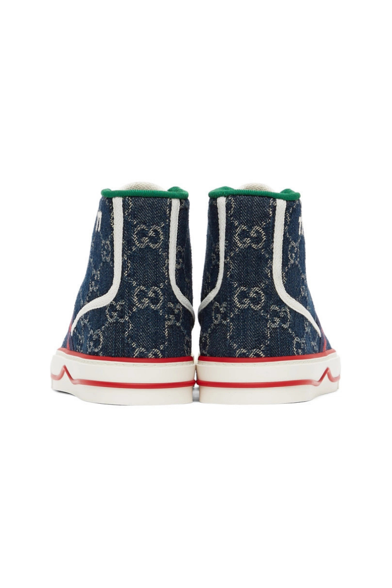 Gucci Blue Tennis 1977 High Sneakers