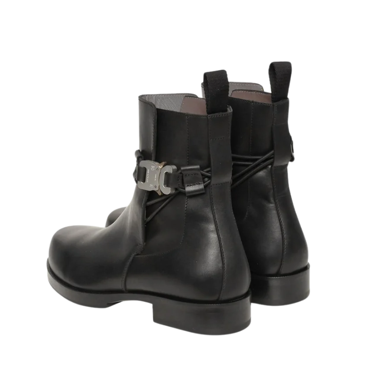 Unisex | 1017 ALYX 9SM Low Buckle Leather Boot Black