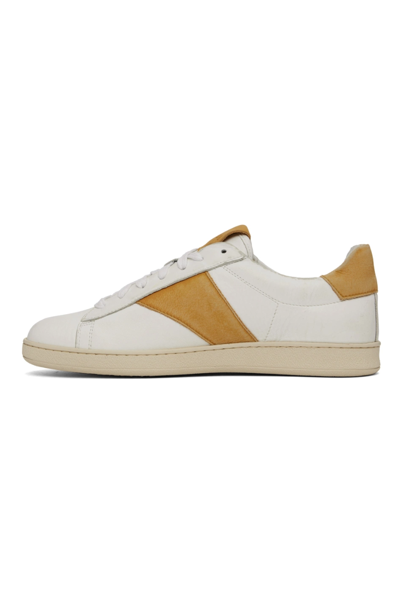Mens | RHUDE Court Sneakers White/Yellow