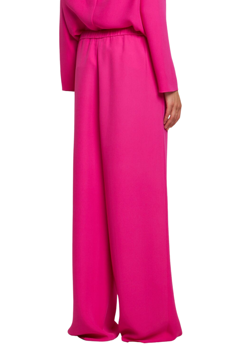 Valentino Cady Couture High Waist Wide Pants Pink PP 3B3RB4551MM_UWT