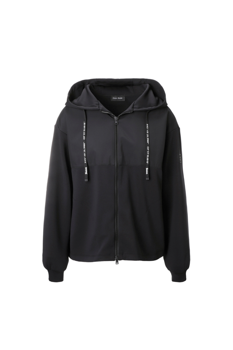 Herno Women Hoodie Jc00015Dl-50051 Black