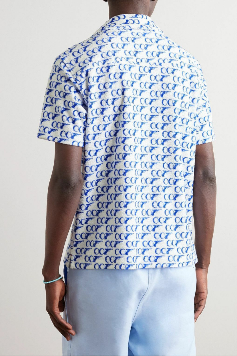 Orlebar Brown HOWELL JAMES BOND PRINT-278663-007/WHITE