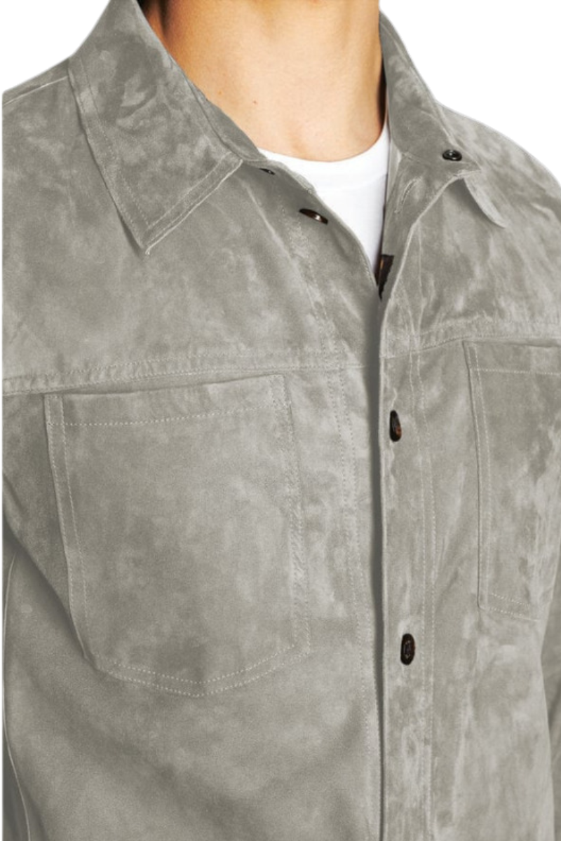 MooRER BOBBIO-URG Long Sleeve Shirt Marmo