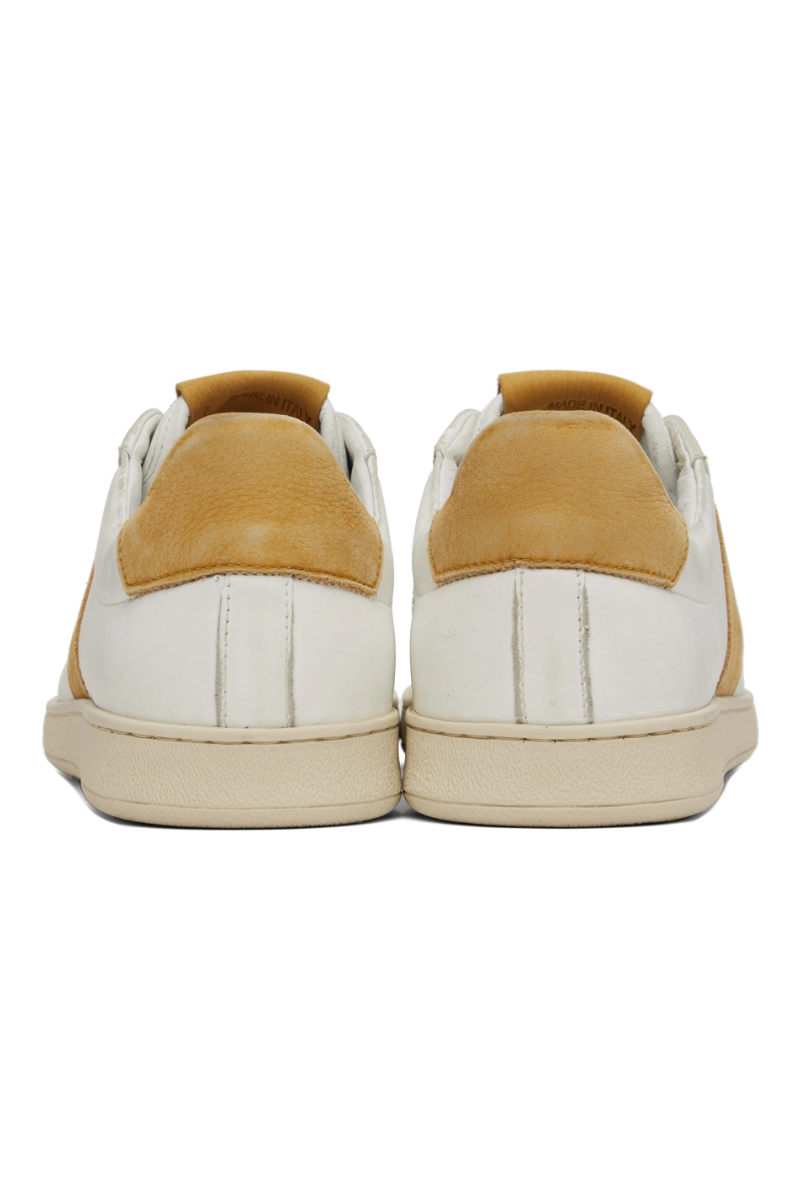 Mens | RHUDE Court Sneakers White/Yellow