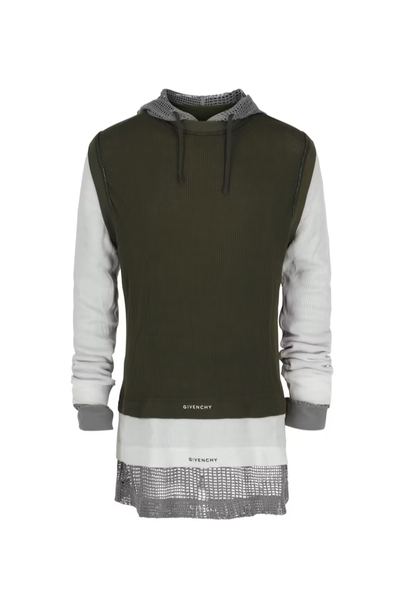 Givenchy Tight Ts & Mesh Hood All-In-One Look 19_Multicolored