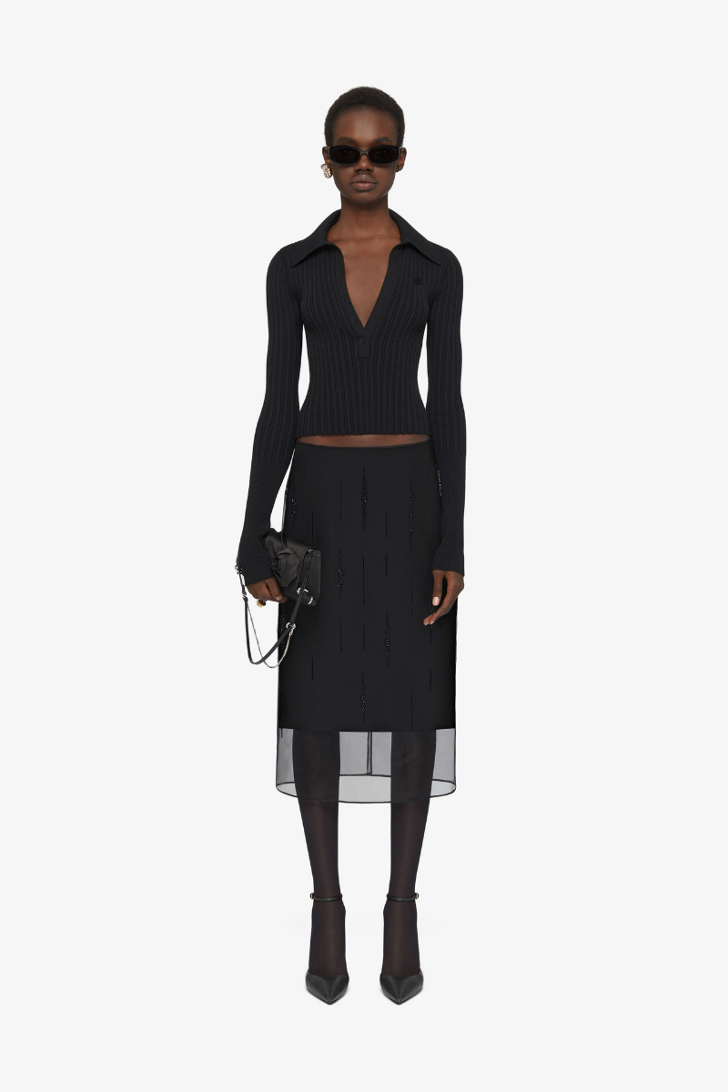 Givenchy Light Version Embroidery Of 40Ve-Black