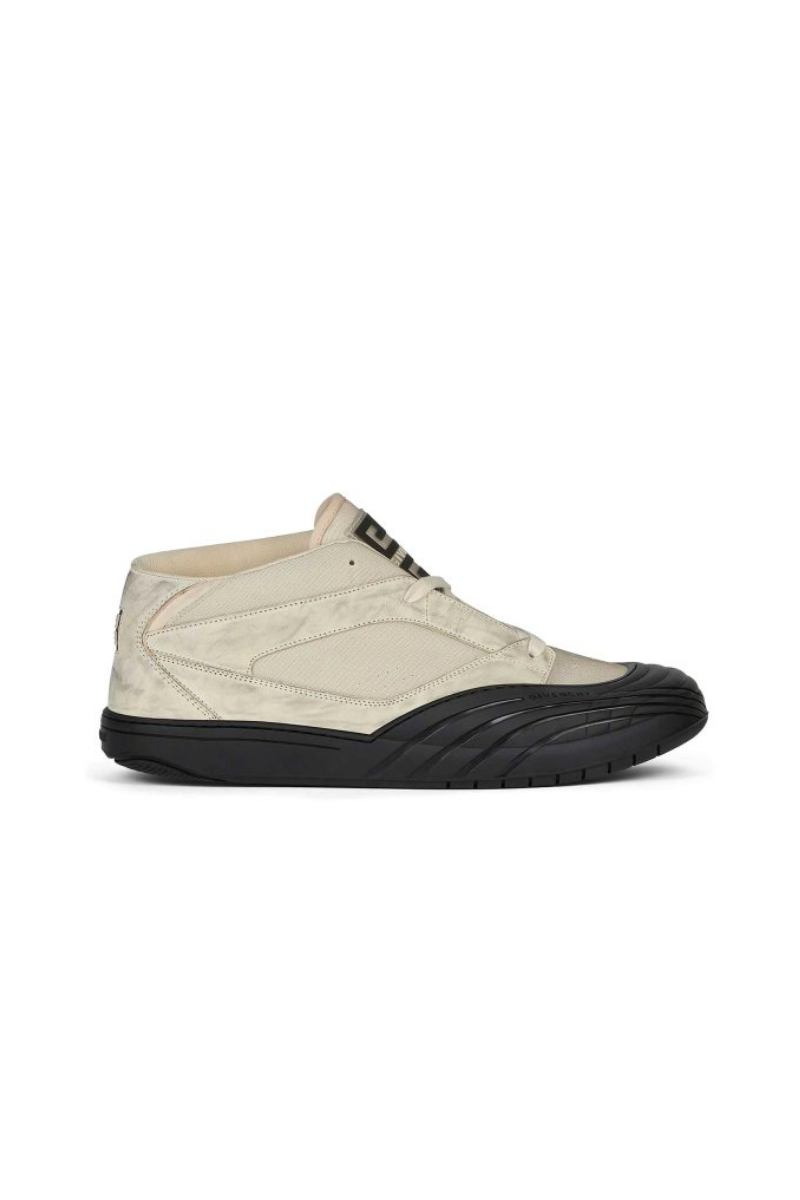 Givenchy New Line Men Shoes Mid-Top Sneakers_White