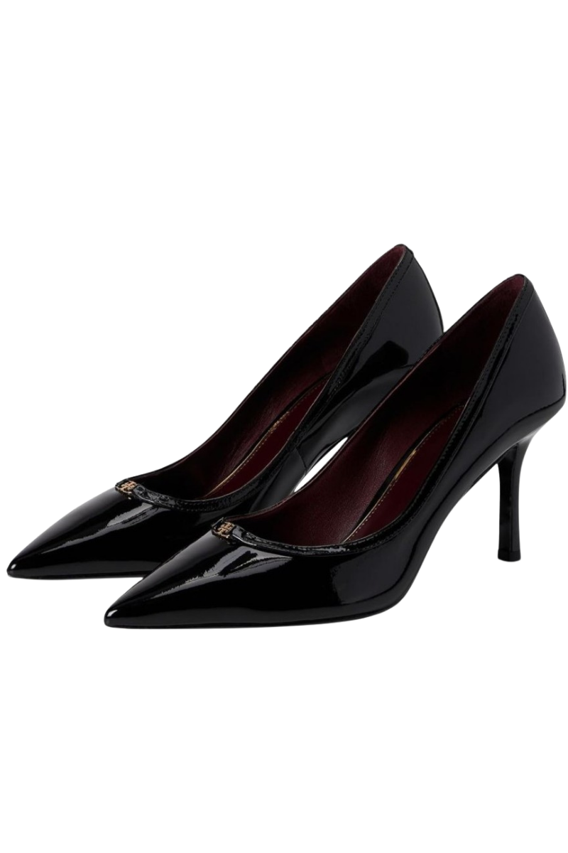 Tory Burch Double T Buckle Pump 80Mm Perfect Black 163280006