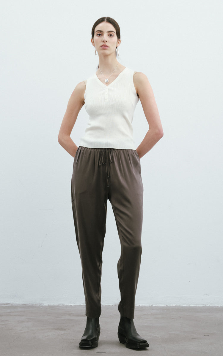 V-Neck Wool Vest