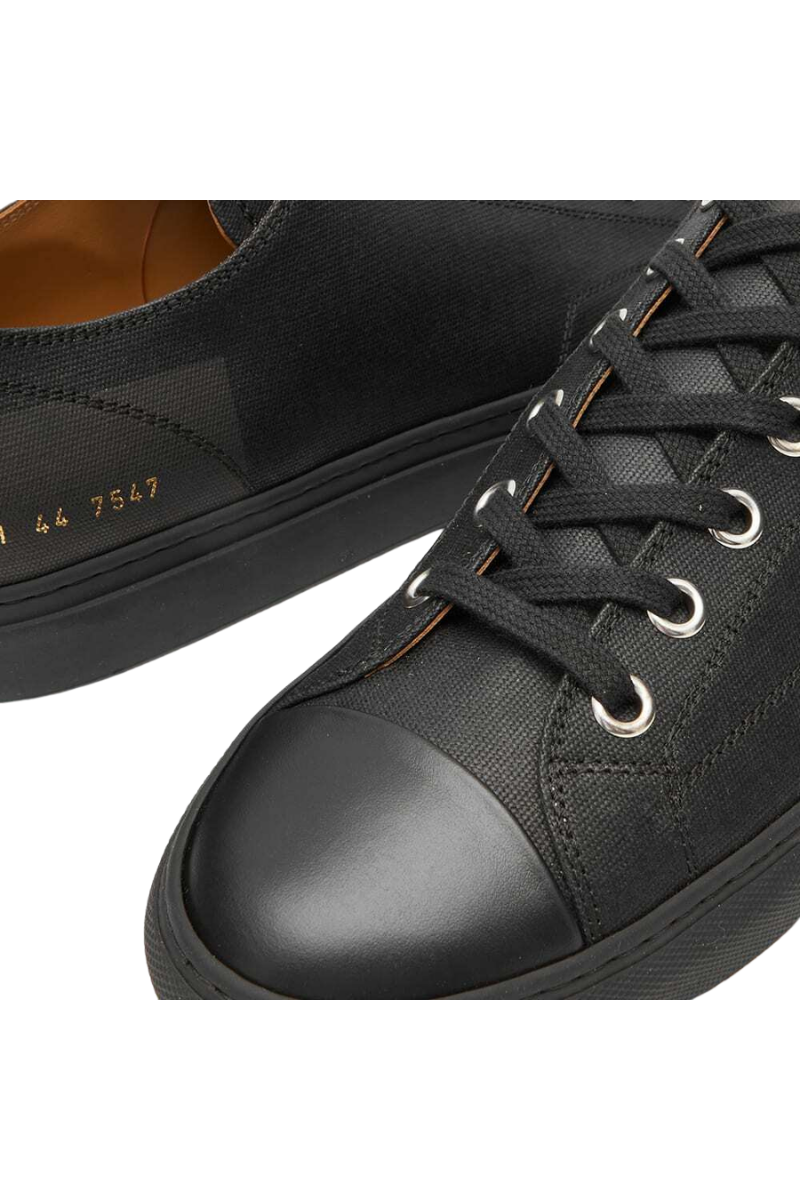 Common Projects Tournament Low In Canvas Mens 5211-7547-Black
