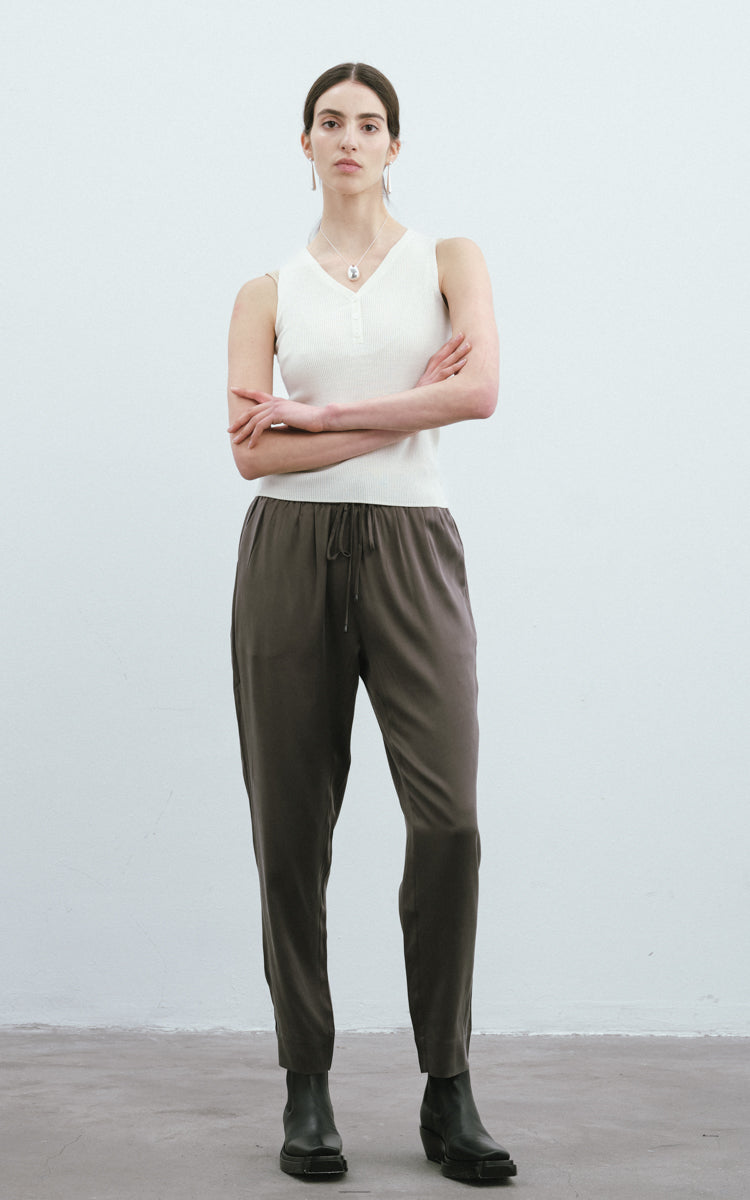 V-Neck Wool Vest