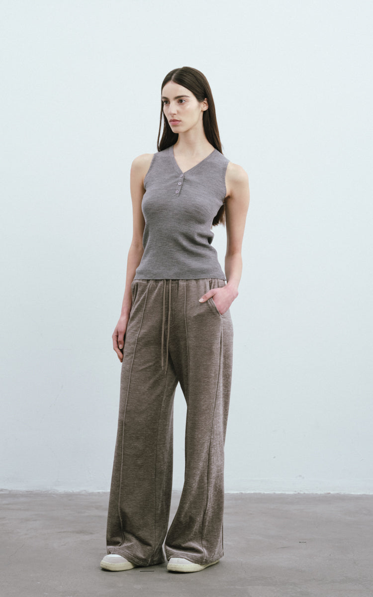 V-Neck Wool Vest