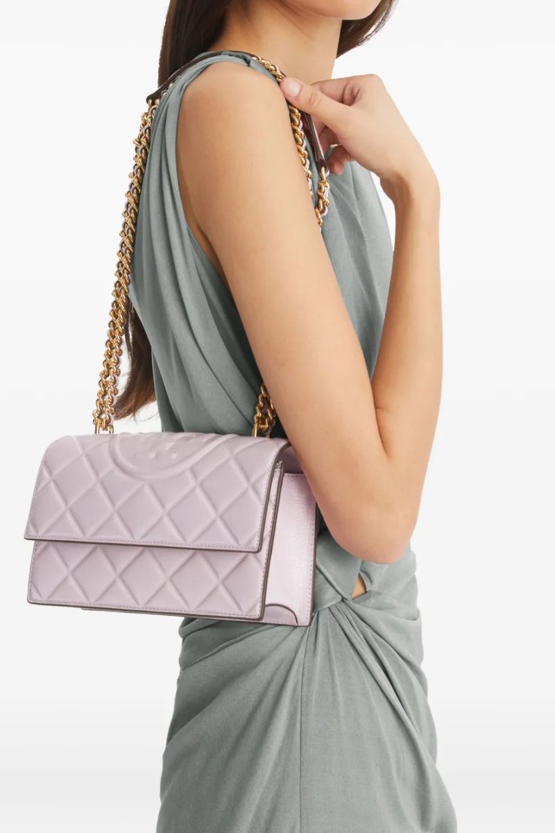 Tory Burch Small Fleming Shoulder Bag – Pale Purple