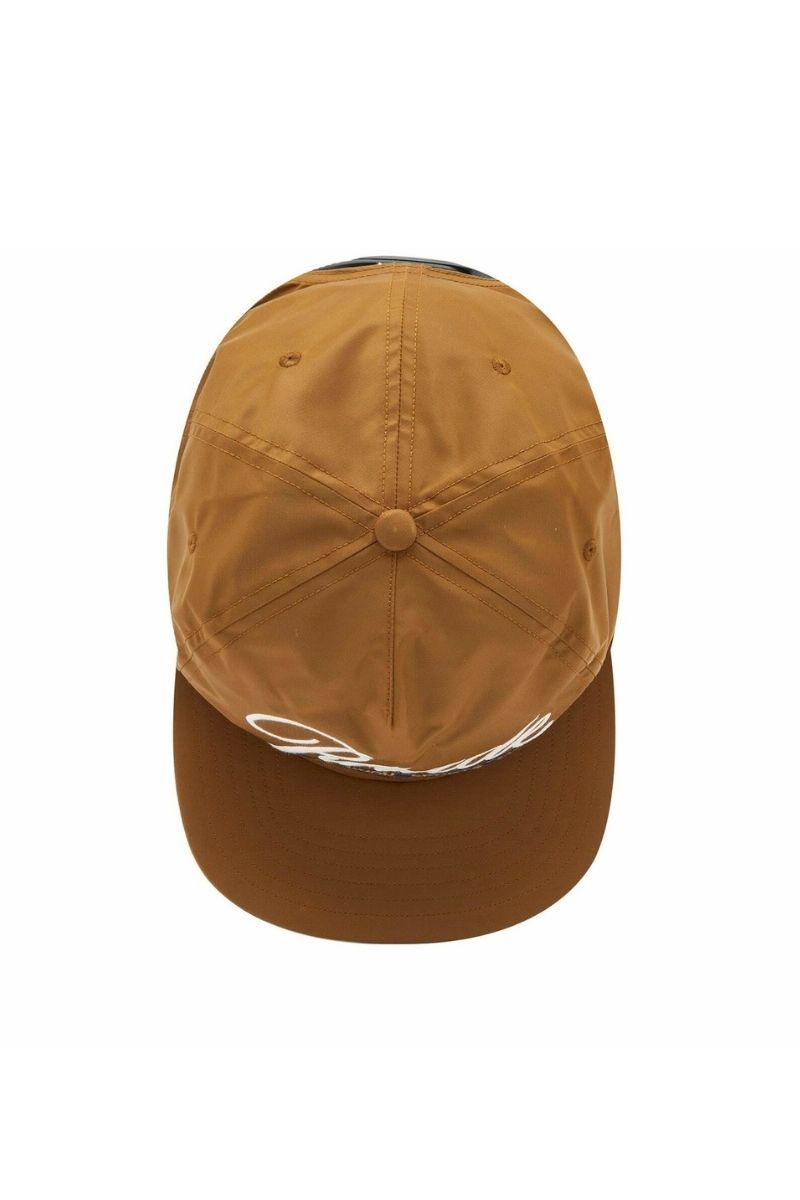 Rhude Men'S Sports Club Nylon Cap In Camel