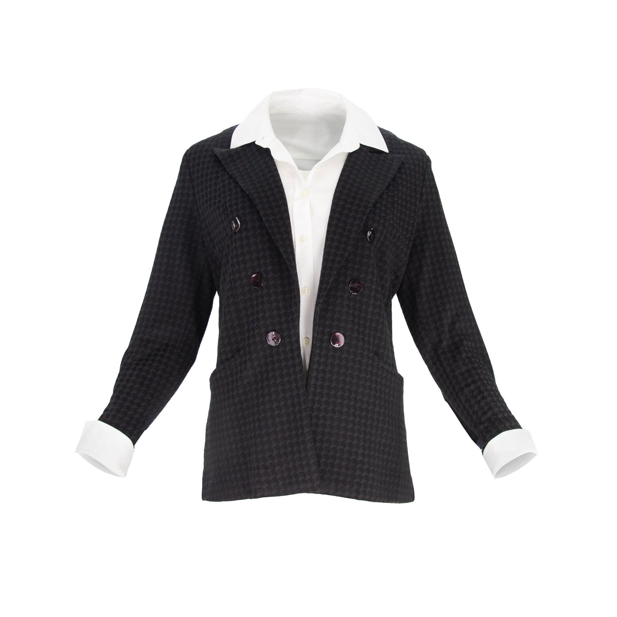 The Classic Houndstooth Jacket