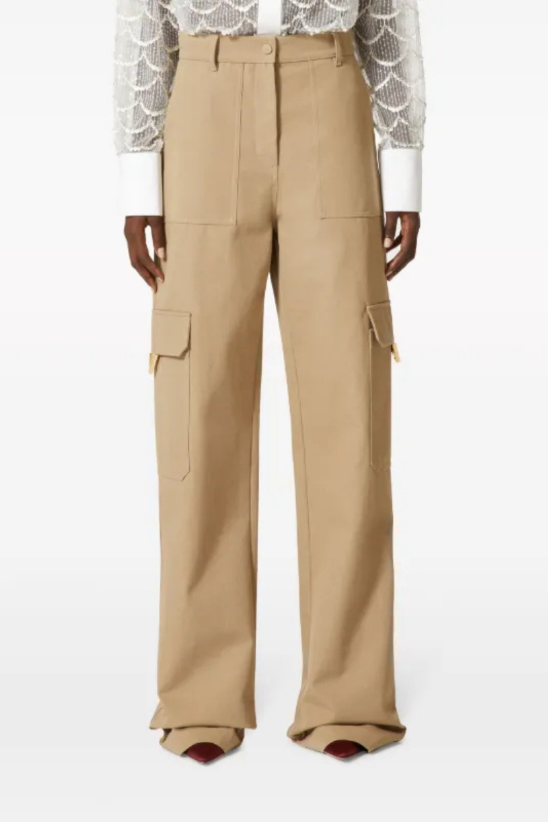 Valentino Garavani Canvas Cargo Trousers