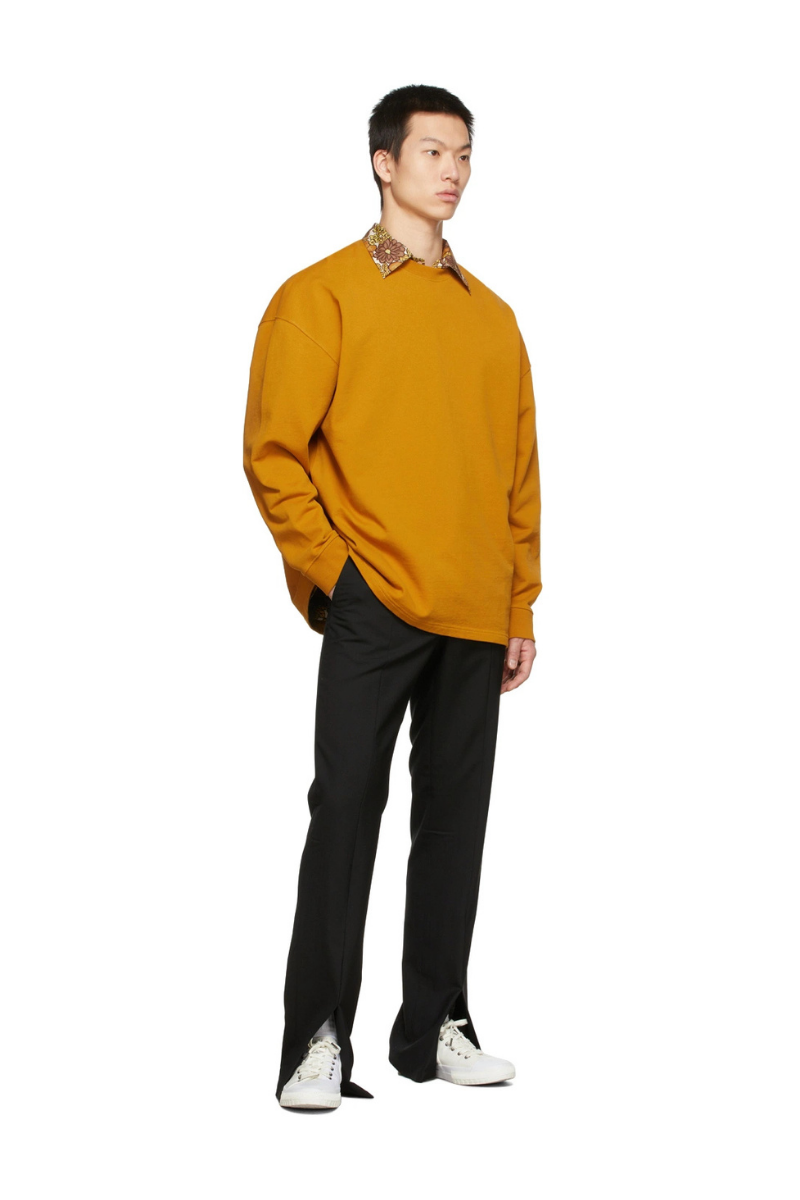 Cmmn Swdn Tan Oversized Tor Sweatshirt